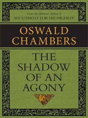 cover image of The Shadow of an Agony